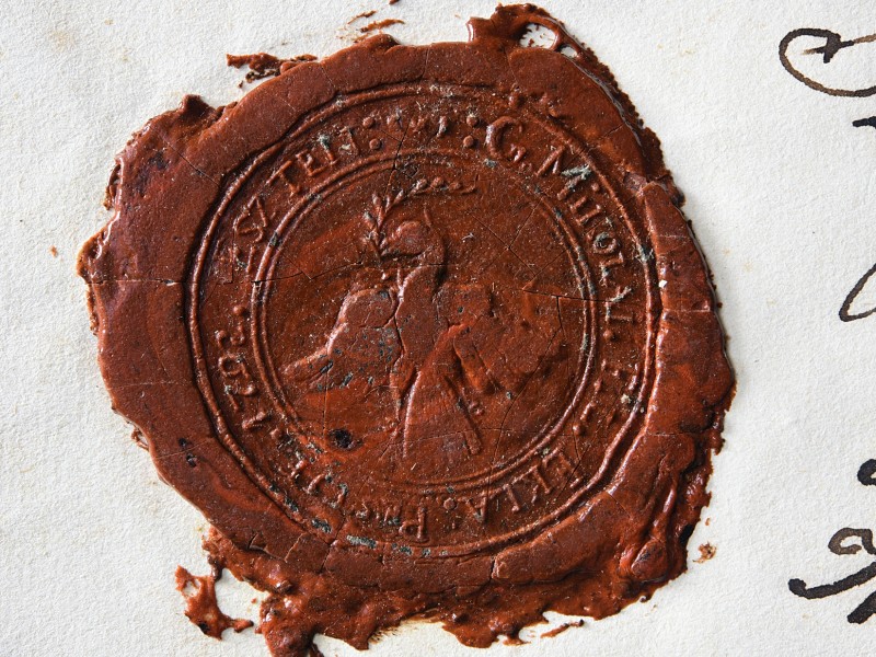 A Barsi Református  Egyházmegye pecsétjeinek lenyomatai