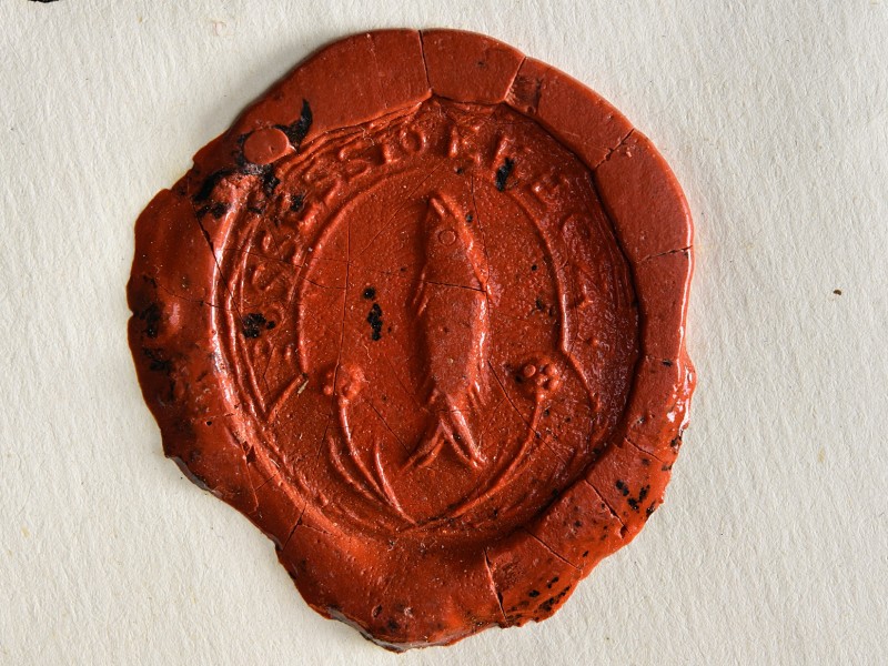 A Komáromi Református Egyházmegye pecsétjeinek lenyomatai