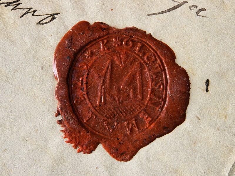 A Komáromi Református Egyházmegye pecsétjeinek lenyomatai